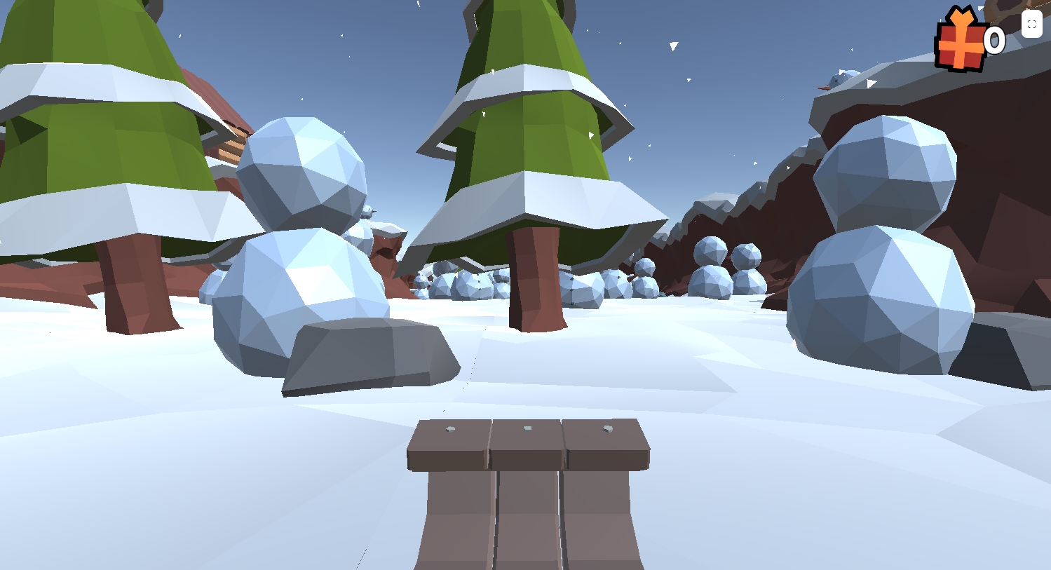 Snow Rush 3D action scene